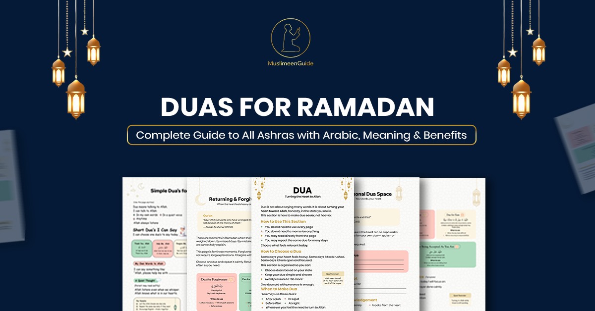 Duas for Ramadan: Complete Guide to All Ashras with Arabic, Meaning & Benefits