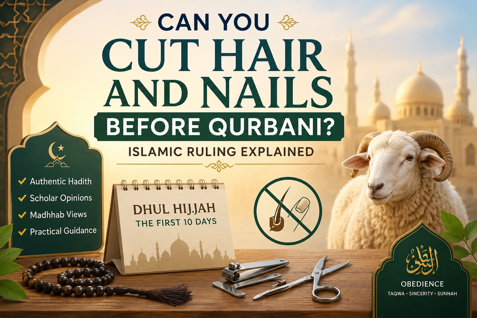Can You Cut Hair and Nails Before Qurbani? The Complete Islamic Ruling